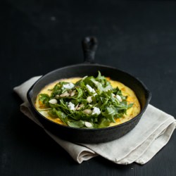 Pumpkin and Goat Cheese Frittata