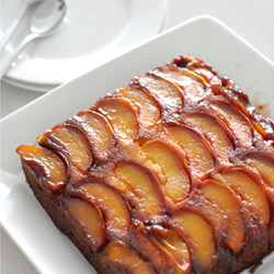 Nectarine Upside Down Cake