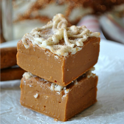 White Chocolate Cinnamon Fudge
