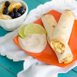 Baked Breakfast Taquitos