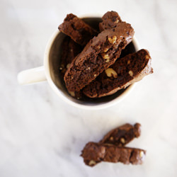Dark-Chocolate Ginger Biscotti