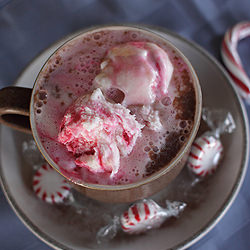 Creamy Peppermint Hot Chocolate