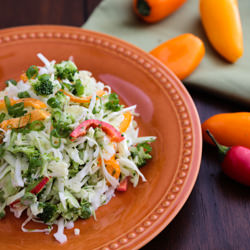 Cabbage and Bell Pepper Salad