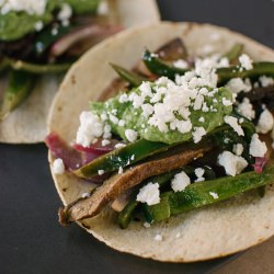 Portobello and Poblano Fajitas