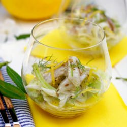 Branzino and Fennel Carpaccio