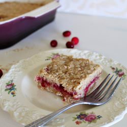 Cranberry Oat Bars