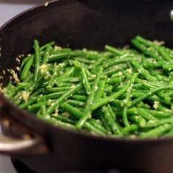 Ginger and Garlic Green Beans