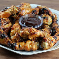Grilled Honey Mustard Chicken Wings