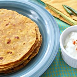 Sweet Potato Parathas (Flat Bread)