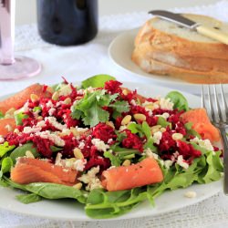 Smoked Salmon Beetroot Salad