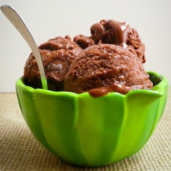 Chocolate Ginger Banana Ice Cream