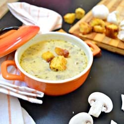 Garlic Mushroom Soup
