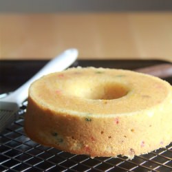 Vanilla Bean Cream Sprinkle Cake