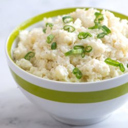 Simple Creamy Mashed Cauliflower