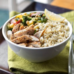 Chicken & Toasted Quinoa Bowls