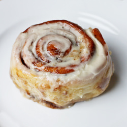 Maple Frosted Cinnamon Rolls