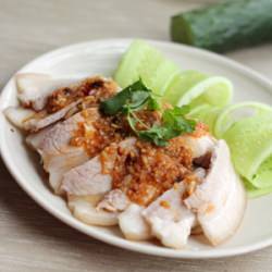 Pork Slice in Mashed Garlic
