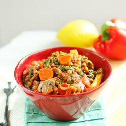 Crock Pot Vegetable Lentil Stew