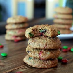 Brown Butter Quinoa Monster Cookies
