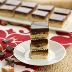 Homemade Samoa Bars
