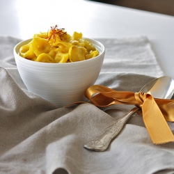 Cappelletti with Saffron and Leeks