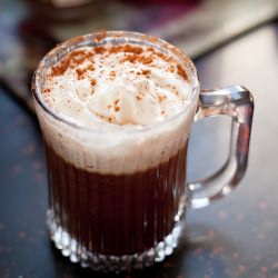 Homemade Blueberry Mocha