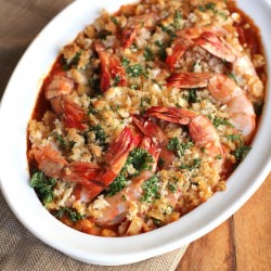 Roasted Shrimp with Feta