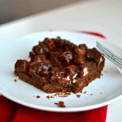 Rocky Road Fudge Sheet Cake