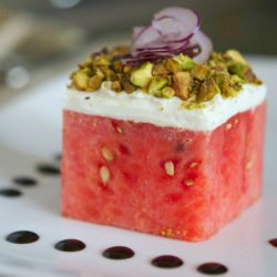Stacked Watermelon Salad