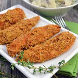 Crunchy-Baked Chicken Strips