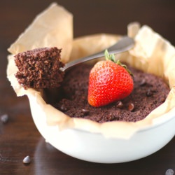 Guilt-Free Chocolate Microwave Cake