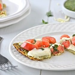 Caprese Pizza w/ Cauliflower Crust