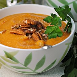 Sweet Potato-Apple, & Chipotle Soup