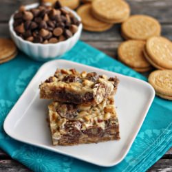 Ultimate Reese’s Magic Cookie Bars