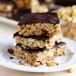 PB Dark Chocolate Granola Bars