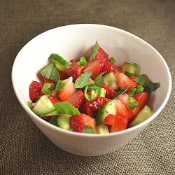 Strawberry-Cucumber-Lime Salsa