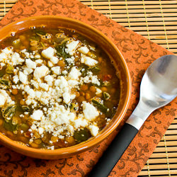 Slow Cooker Greek Lentil Soup