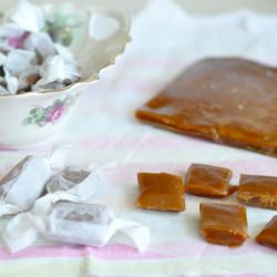 Chewy Salt Caramels