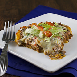 Taco Pie with Queso Blanco
