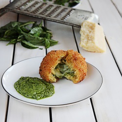 Chicken Pesto Arancini