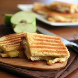 Brie, Ham and Apple Panini