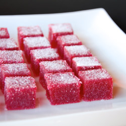 Fresh Cranberry Pate de Fruit
