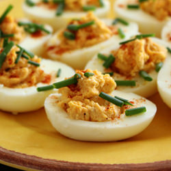 Smoky Deviled Eggs