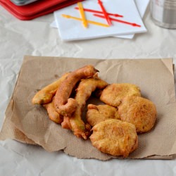 Potato Capsicum Fritters