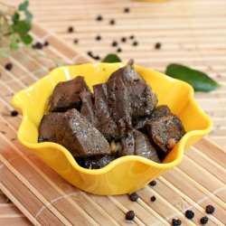 Goat Liver Pepper Fry
