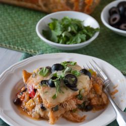 Roasted Veggie Mexican Lasagna
