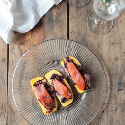 Polenta w/ Chicory & Salmon
