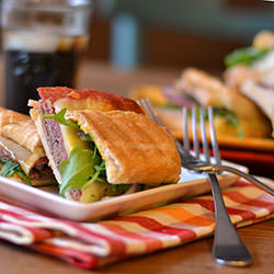 Roast Beef Muenster Panini