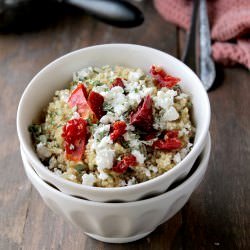 Quinoa, Sun Dried Tomatoes & Feta