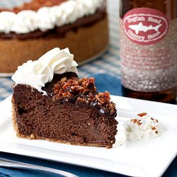 Bacon Stout Chocolate Cheesecake